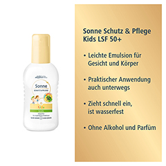 SONNE SCHUTZ & Pflege Spray Kids LSF 50+ 200 Milliliter - Info 3
