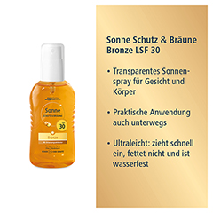 SONNE SCHUTZ & Brune Spray bronze LSF 30 200 Milliliter - Info 3