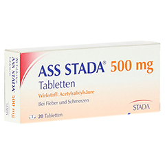 ASS STADA 500 mg Tabletten 20 Stck