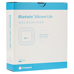 BIATAIN Silicone Lite Schaumverband 12,5x12,5 cm