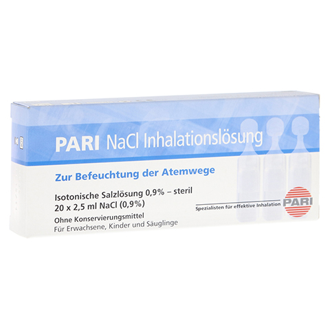 PARI NaCl Inhalationslösung Ampullen 20x2.5 Milliliter