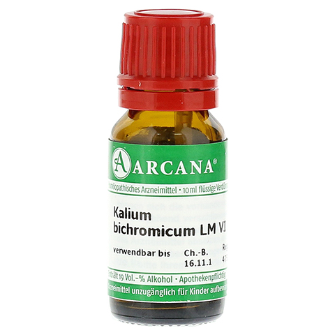 KALIUM BICHROMICUM LM 6 Dilution 10 Milliliter N1