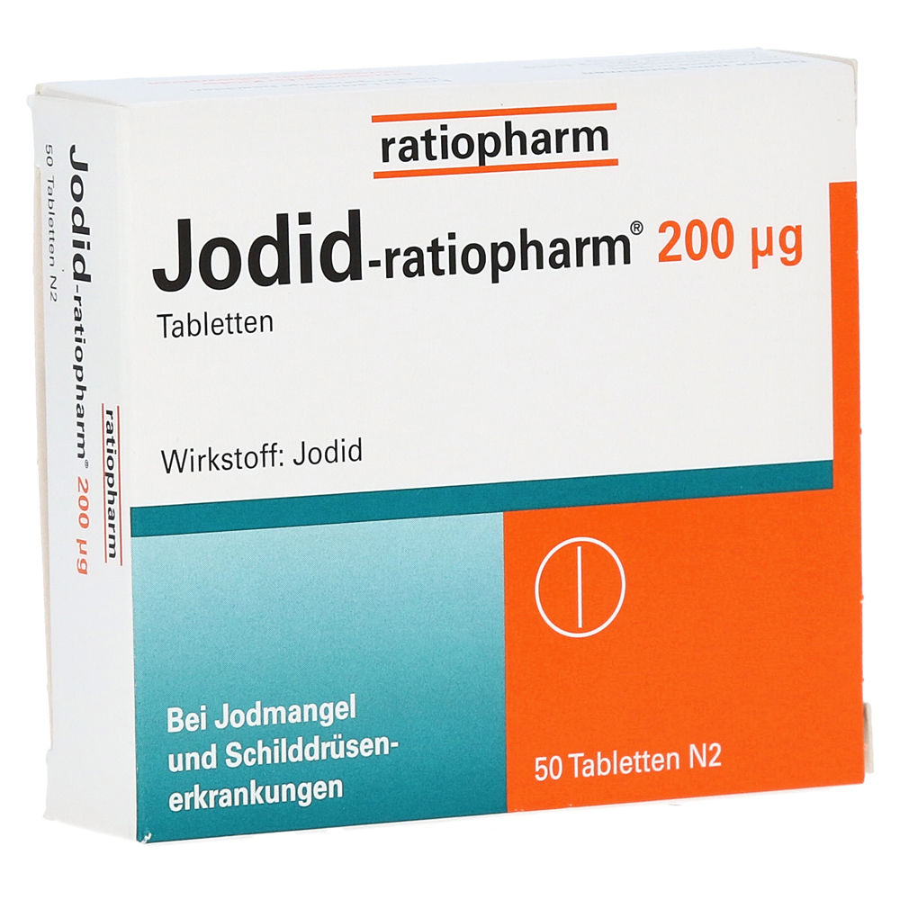 Jodid-ratiopharm 200µg Tabletten 50 Stück