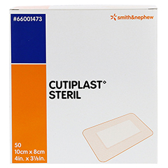 CUTIPLAST steril Wundverband 8x10 cm 50 Stck - Vorderseite