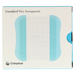 COMFEEL Plus Transparent Hydrokolloidverb.10x10 cm 10 Stck - Vorderseite