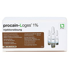 PROCAIN-Loges 1% Injektionslösung Ampullen 50x2 Milliliter N3 - Vorderseite