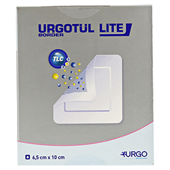 URGOTL Lite Border 6,5x10 cm Verband 10 Stck - Vorderseite