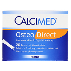 CALCIMED Osteo Direct Micro-Pellets 20 Stück - Vorderseite