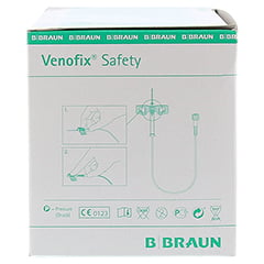 VENOFIX Safety Venenpunkt.21 G 0,8x19mm 30cm EU 50 Stck - Linke Seite