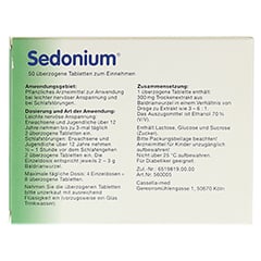Sedonium 50 Stck - Rckseite