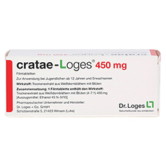 Cratae-Loges 450mg 50 Stück N2 - Rückseite