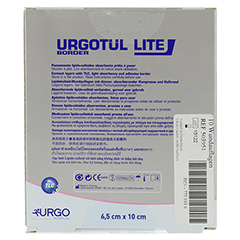 URGOTL Lite Border 6,5x10 cm Verband 10 Stck - Rckseite