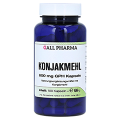 KONJAKMEHL 600 mg Kapseln 100 Stck