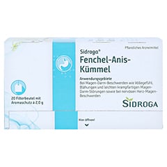 Sidroga Fenchel-Anis-Kümmel 20x2.0 Gramm - Oberseite