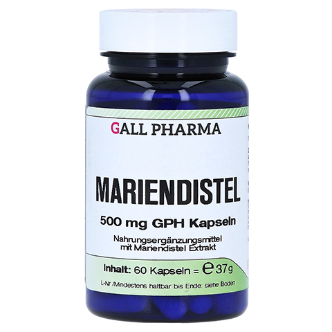 MARIENDISTEL 500 mg GPH Kapseln 60 Stück
