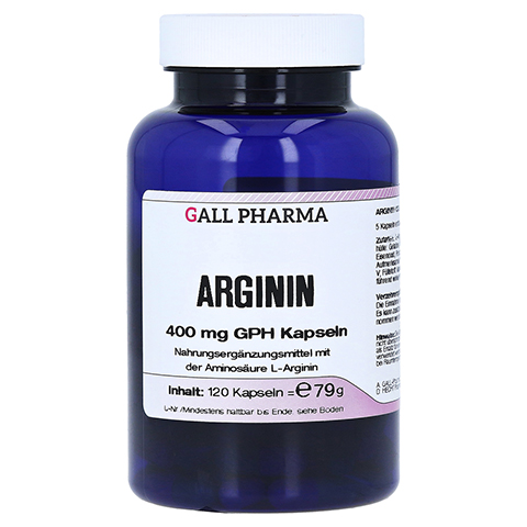 Arginin 400 mg GPH Kapseln 120 Stück