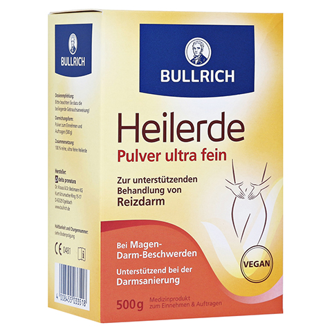 Bullrichs Heilerde Pulver zum Einnehmen und Auftragen 500 Gramm