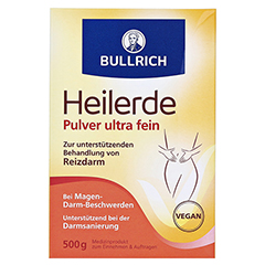 Bullrichs Heilerde Pulver zum Einnehmen und Auftragen 500 Gramm - Vorderseite