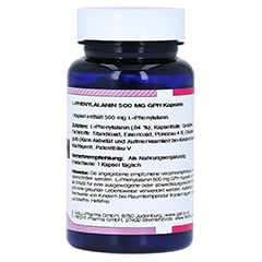 L-PHENYLALANIN 500 mg Kapseln 60 Stück - Linke Seite