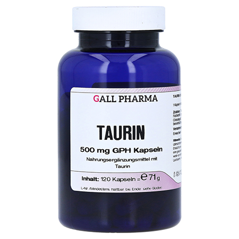TAURIN 500 mg GPH Kapseln 120 Stück