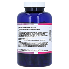 LYSIN HCL 500 mg GPH Kapseln 250 Stck - Linke Seite