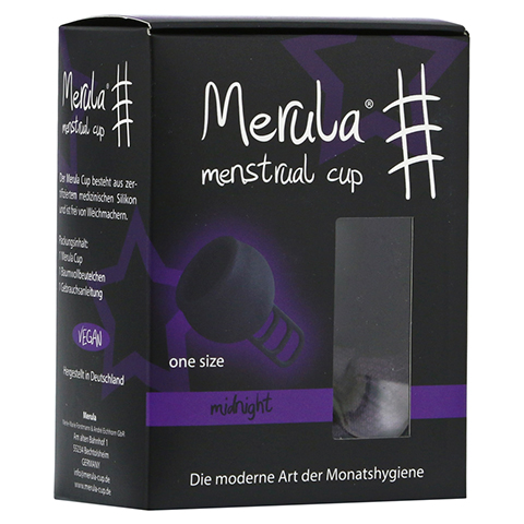 MERULA Menstrual Cup midnight schwarz 1 Stck