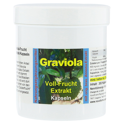 GRAVIOLA VOLLEXTRAKT 600 mg Kapseln 300 Stck