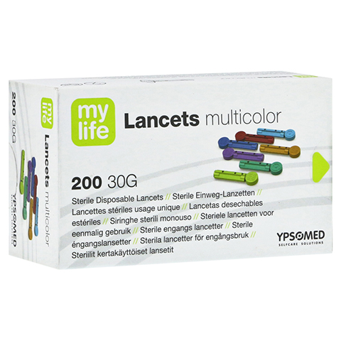 MYLIFE Lancets multicolor 200 Stck