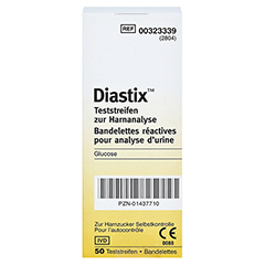 DIASTIX Teststreifen 50 Stück - Vorderseite