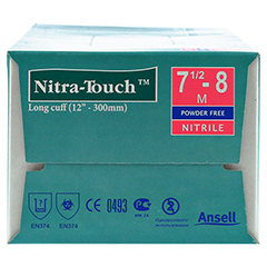 ANSELL Nitra Touch Nitril Unt.Handsch.pf mittel 100 Stck - Rckseite