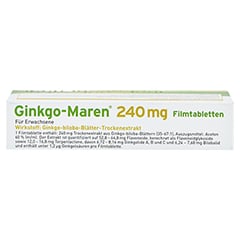 Ginkgo-Maren 240mg 30 Stck N1 - Oberseite