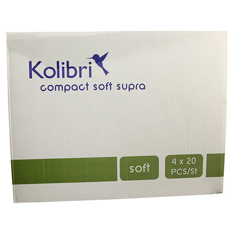KOLIBRI compact soft Vorlagen anatomisch supra 4x20 Stck
