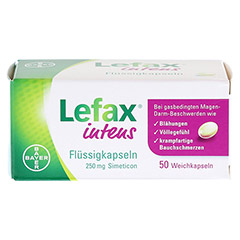 Lefax Intens Flüssigkapseln 250 mg Simeticon 50 Stück - Vorderseite