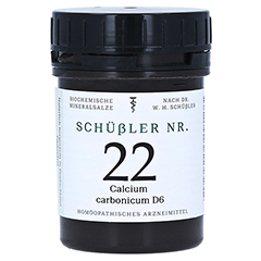 SCHÜSSLER NR.22 Calcium carbonicum D 6 Tabletten 400 Stück