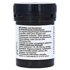 SCHÜSSLER NR.22 Calcium carbonicum D 6 Tabletten 400 Stück - Linke Seite