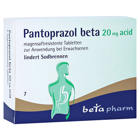 Pantoprazol beta 20mg acid 7 Stück