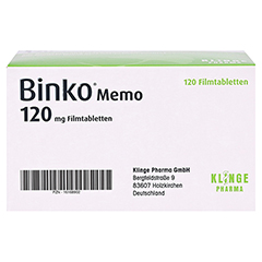 Binko Memo 120mg 120 Stück - Unterseite