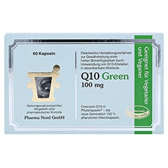 Q10 GREEN 100 mg Kapseln 60 Stück - Vorderseite