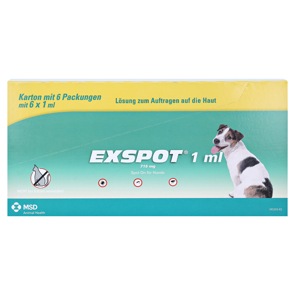 EXSPOT Lösung f.Hunde 6x1 Milliliter online bestellen medpex