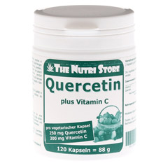 QUERCETIN 250 mg plus Vitamin C 300 mg Kapseln 120 Stück