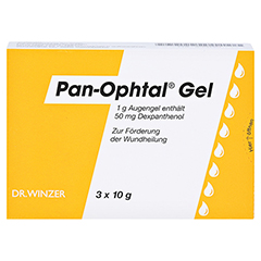 Pan-Ophtal Gel 3x10 Gramm - Vorderseite