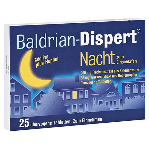 Baldrian-Dispert Nacht zum Einschlafen 25 Stück