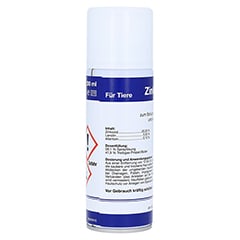ZINKOXYD Salben-Spray vet. 200 Milliliter - Rückseite