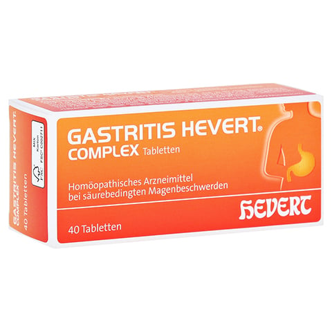 GASTRITIS HEVERT Complex Tabletten 40 Stück N1