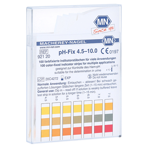PH-FIX Indikatorstäbchen pH 4,5-10 100 Stück