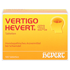 VERTIGO HEVERT SL Tabletten 100 Stück N1 - Vorderseite