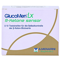 GLUCOMEN LX Plus Ketone Sensor Teststreifen 10 Stck - Rckseite