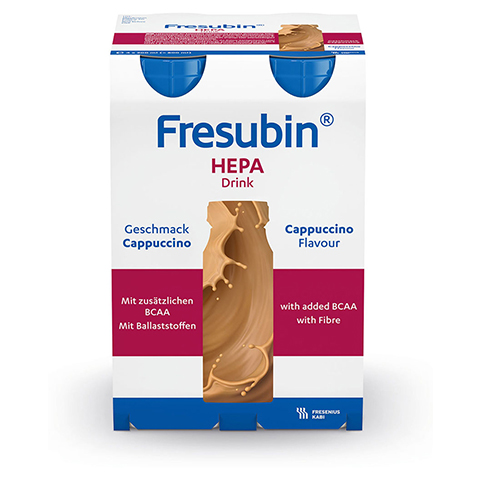 FRESUBIN HEPA DRINK Cappuccino Trinkflasche 4x200 Milliliter