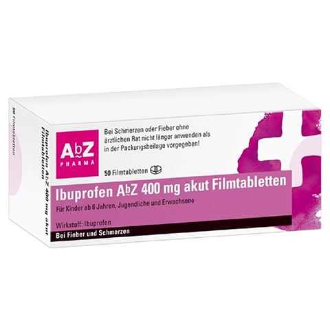 Ibuprofen AbZ 400mg akut 50 Stck N3