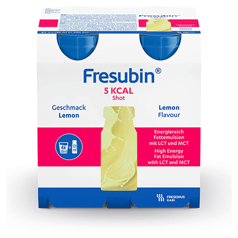 FRESUBIN 5 kcal SHOT Lemon Lsung 4x120 Milliliter